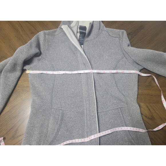 The North Face Gray Fleece Lined Hooded Jacket Womens XS - Picture 10 of 13